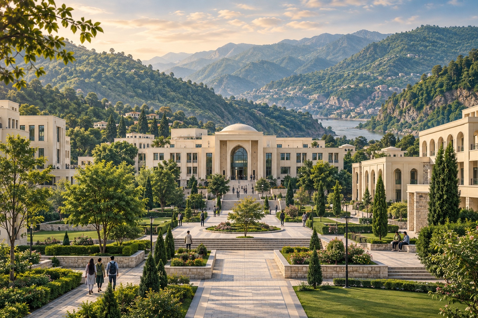 Conceptual illustration for University of Kotli AJ&K