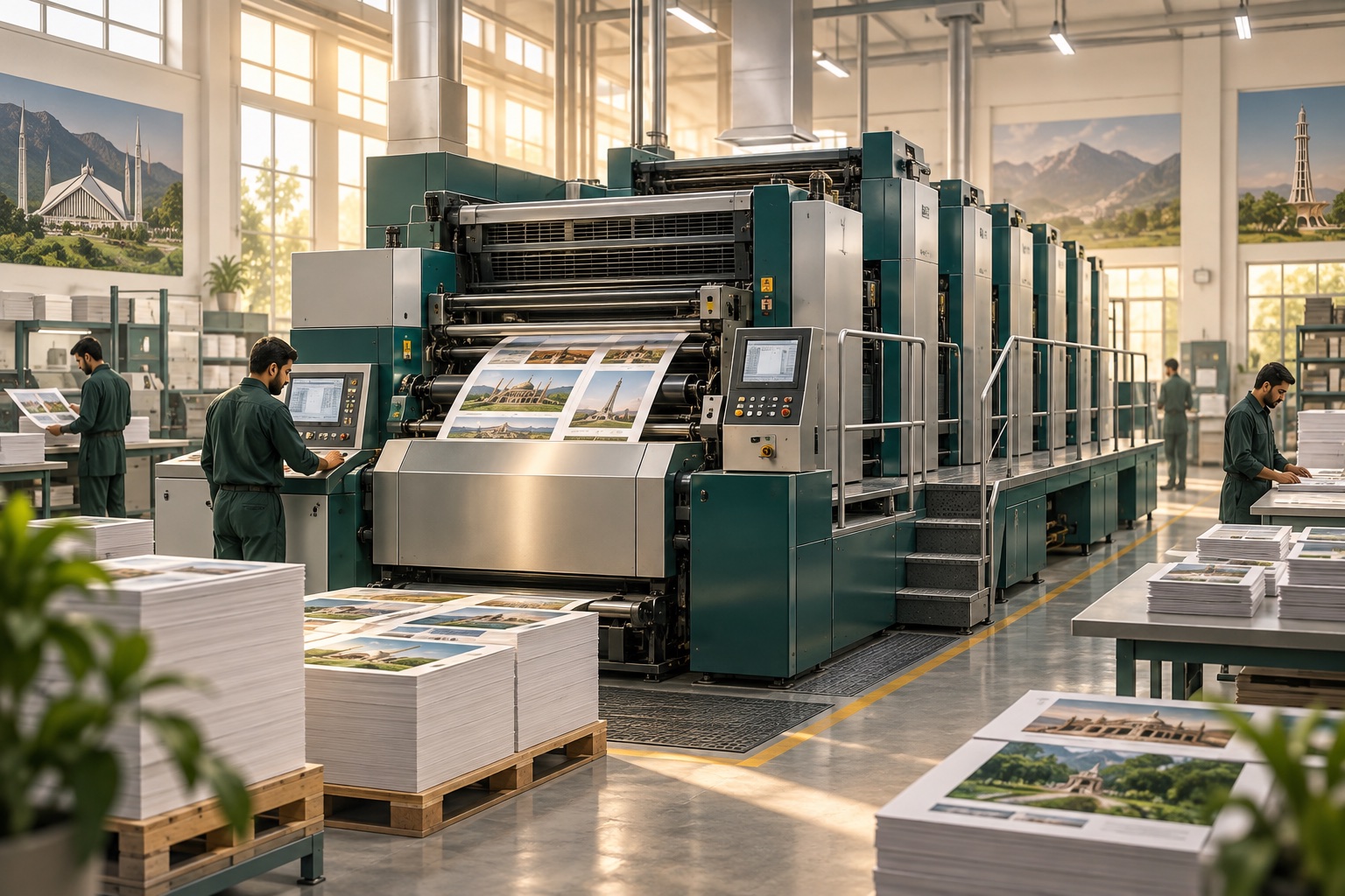 Conceptual illustration for Printing Corporation of Pakistan